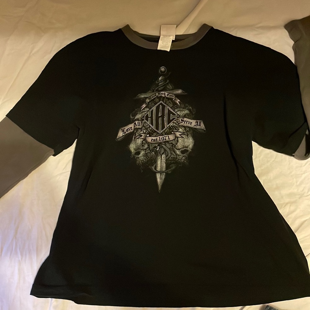 Hard Rock Cafe layered tee shirt